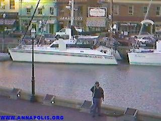Me, taking picture of Annapolis webcam