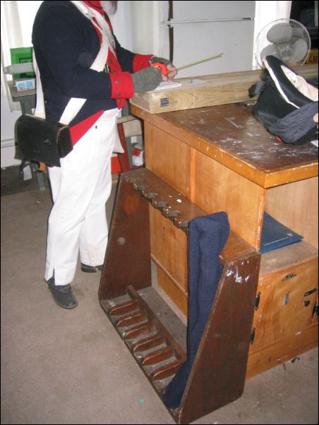 DaveMallinak, measuring the gun rack