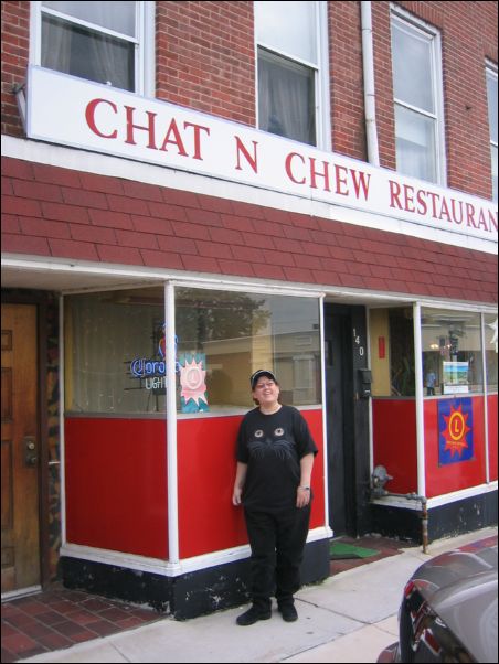 The Chat and Chew was closed!