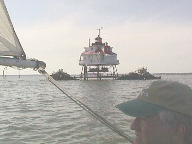 Thomas Point Light,<br>upclose and personal