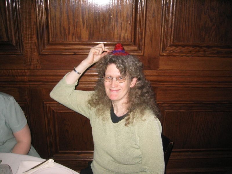 Michelle and her Red Hat